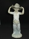 Attractive Lladro Spain Nao 10 Figure - Big Hat Child Wearing Cowboy Hat魅力的なラッドロスペインナオフィギュアカウボーイハットを身に着けている「ビッグハット」の子供※注意※NYからの配送になりますので2週間前後お時間をいただきます。人気の商品は在庫が無い場合がございます。ご了承くださいませ。サイズの種類の商品は購入時の備考欄にご希望のサイズをご記載ください。　携帯メールでの登録ですと楽天からのメールが届かない場合がございます。