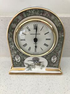 ̵ۥåʡĴƫɥåɥϥߥĻץޥȥǥơ֥뼧ơWedgwood Humming Birds Clock Mantle Desk Table Porcelain Vintage 1991