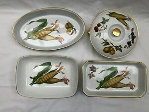 【送料無料】キッチン用品・食器・調理器具・陶器　×ロイヤルウスターエベシャムゴールドサービング料理4 x Royal Worcester Evesham Gold Serving Dishes