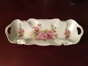 【送料無料】キッチン用品・食器・調理器具・陶器　ビクトリアプロイセン手描きセロリ皿プラッターVict..