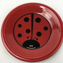 【送料無料】キッチン用品・食器・調理器具・陶器 ホーマーラフリンウェアレディバグランチデザートサラダプレートレッドレアHomer Laughlin FIESTA ware Lady Bug 7 Lunch Dessert Salad Plate Red HTF Rare