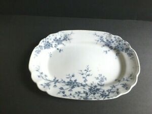 ̵ۥåʡĴƫƥååɥѥˡ졼ۥ磻ȥեץå󥰥Antique Wedgwood & Co.CELIA Dark Grey & White Floral 12 Platter, Engl