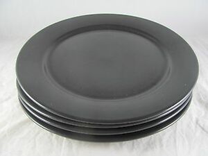 【送料無料】キッチン用品・食器・調理器具・陶器　食器ブラックまたはダークブラウンディナープレート、4 Libbey Tableware Black or Dark Brown Dinner Plates, 10-3/8