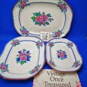 yzLb`piEHEE@AeB[NR[vhX|fp^[~ƃT[rOvb^[Antique Copeland Spode pattern 6197 * 3 x Graduated Serving Platters * c1917 VGC