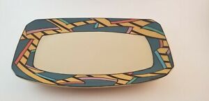 【送料無料】キッチン用品・食器・調理器具・陶器　ローゼンタールスモールサービングプラッタードロシー・ハフナーによるフラッシュパターンRosenthal Small Serving Platter - Flash Pattern by Dorothy Hafner