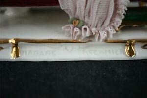 【送料無料】キッチン用品・食器・調理器具・陶器　ヴィンテージドイツマダムレカミエドレスデンレース磁器フィギュアBD VINTAGE GERMAN MADAME RECAMIER DRESDEN LACE PORCELAIN FIGURINE 3