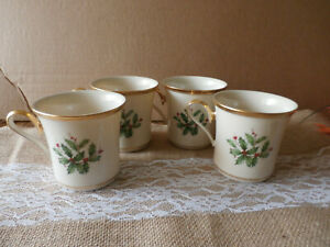 【送料無料】キッチン用品・食器・調理器具・陶器　レノックス休日のマグカップ上のタグとブランドの新しいlenox - 4 holiday mugs- brand new with tags on(3)