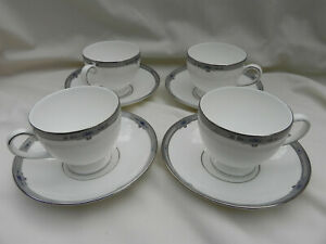 ̵ۥåʡĴƫåɥޡȡߥƥåץ꡼ץWedgwood AMHERST 4 x TEA CUPS Leigh Shape 8.5cm x 7cm & SUACERS 14.5 cm.