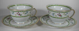 ̵ۥåʡĴƫ٥ʥɡ⡼塦ȥ롦꡼󥫥åץBernardaud Limoges Artois Vert Green Cups & Saucers