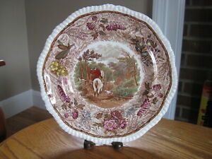 【送料無料】キッチン用品・食器・調理器具・陶器　スポデコープランドディナープレート馬ライダーサー..