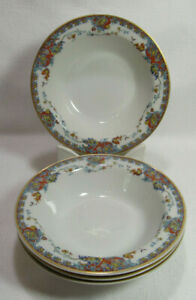 H &amp; C Haviland Limoges France Schleiger 268 PAISLEY 4 Rim Cereal Bowls VGCハビランドリモージュフランスシュライガーペイズリーリムシリアルボウル※注意※NYからの配送になりますので2週間前後お時間をいただきます。人気の商品は在庫が無い場合がございます。ご了承くださいませ。サイズの種類の商品は購入時の備考欄にご希望のサイズをご記載ください。　携帯メールでの登録ですと楽天からのメールが届かない場合がございます。