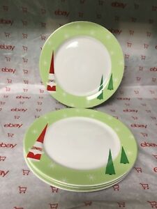 【送料無料】キッチン用品・食器・調理器具・陶器　Set of 4 Rosanna Studio Christmas Tree &amp; San..
