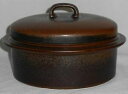 yzLb`piEHEE@~bhZ`[ArAXJp^[LZ[tBhWMID CENTURY Arabia RUSKA PATTERN 1.5 QT Casserole w/Lid MADE IN FINLAND