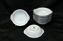 yzLb`piEHEE@m^NNXggOX[v{EbgNoritake Crestmont Lug Soup Bowls 6.5 Lot of 12