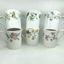 yzLb`piEHEE@NC[YW[it@C{[`Ci}OJbvCOhقȂԂ̃AJbvQueen's Rosina Fine Bone China 6 Mugs England 6 Different Floral Rare Cups C35