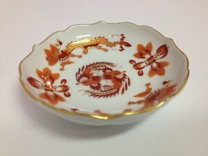 ̵ۥåʡĴƫɥե륨åΥ쥢ޥ󼧴ﾮܥRare Meissen Porcelain Small Bowl with Gold Ruffled Edges