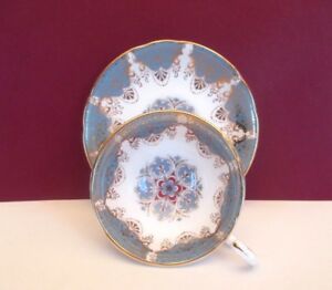 【送料無料】キッチン用品・食器・調理器具・陶器　パラゴンヴィンテージターコイズカップアンドソーサーイングランド Paragon Vintage Turquoise Cup and Saucer, England(3)