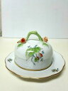 yzLb`piEHEE@wBe[Wt[o^[LrAMMfHerend Vintage Floral Butter Caviar Dish Plate RARE Model 390