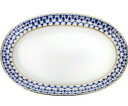 yzLb`piEHEE@VA鍑탍m\t̃Roglbgv[gT[rOfBbVCobalt Net Plate Serving Dish by Russian Imperial Porcelain LFZ Lomonosov