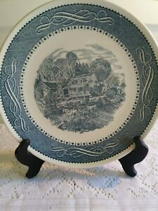 ̵ۥåʡĴƫꥢȥ󥫡ۥå󥰥ǥʡץ졼ȥơåǥå 3 Currier and Ives Anchor Hocking Dinner Plates Cottage Carriage Dishes 10