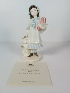 ̵ۥåʡĴƫݡȸե奢ФΤΥץ쥼ȡؤι⤤Coalport limited edition figurines A Present For Grandma, Appr.19cm Tall