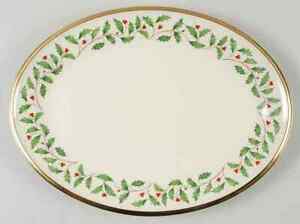 ̵ۥåʡĴƫΥåۥǡХ륵ӥ󥰥ץåLenox HOLIDAY 14 Oval Serving Platter S305232G2