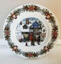 yzLb`piEHEE@j[CX^btH[hzf[NX}XrbWVbvfBi[v[gZbgNEW Royal Stafford Holiday Christmas Village Toy Shop Dinner Plates 11 Set o