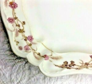 ̵ۥåʡĴƫƥե󥹥ϥӥɥ⡼ܡRare Antique H&Co L France DH A A.W.P. Haviland Limoges Hand Painted Bone China