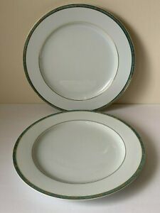 ̵ۥåʡĴƫ٥ʥɡ⡼塦ե󥹡ƥͥ롦ӥץ졼ȥ㡼㡼åBernardaud Limoges France Antinea Vert Service Plate Charger Set of 2