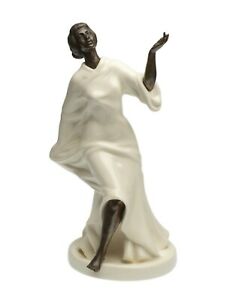 【送料無料】キッチン用品・食器・調理器具・陶器　年の日付のミントン・グレシアン・ダンサーブロンズとファインボーン中国フィギュアMinton Grecian Dancer Bronze and Fine Bone China Figure MS6 Dated 1979