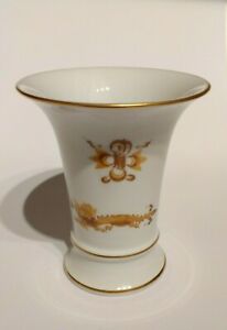 ̵ۥåʡĴƫƥޥ󥴡ɥȥɥ饴եȥڥåȲӥХɲAntique Meissen Gold Court Dragon Motif Trumpet Vase Bud Vase #952