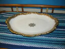 yzLb`piEHEE@A[WC`vb^ChS[hXJbv_IBtXBRARE LIMOGES 14 PLATTER WIDE GOLD SCALLOP RIM&amp; MEDALLION IN CENTER. FRANCE.