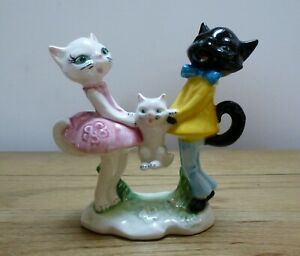 キッチン用品・食器・調理器具・陶器　珍しいゲーベル猫フィギュア Rare Goebels KT260 Cats Figurine