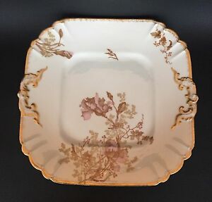 ̵ۥåʡĴƫ⡼奱ץ졼ȥɥȥBeautiful Limoges Cake Plate with Gold Trim