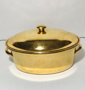 Hall China Golden Glo 10” Roaster/ Carbone Roasting Dish 22k Gold Vintage Rareホールチャイナゴールデングロロースターカーボネローストディッシュゴールドヴィンテージレア※注意※NYからの配送になりますので2週間前後お時間をいただきます。人気の商品は在庫が無い場合がございます。ご了承くださいませ。サイズの種類の商品は購入時の備考欄にご希望のサイズをご記載ください。　携帯メールでの登録ですと楽天からのメールが届かない場合がございます。