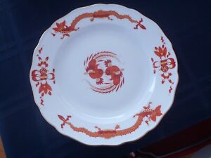 ̵ۥåʡĴƫޥåɥɥ饴󥵥ץ졼ѲǽMEISSEN RED DRAGON 8 1/2 SALAD PLATES - 12 AVAILABLE SOLD INDIVIDUALLY