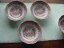 ̵ۥåʡĴƫߡޥƥå󥰥ɥܥ롢åSet of 3 J & GMeakin Romantic England 6 1/4 inch Salad Bowls, Red