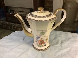 ̵ۥåʡĴƫɥϥӥɡ⡼塦ե󥹥ҡݥåȡˡƥݥåȥȡTheodore Haviland Limoges France Coffee Pot Cluny Teapot 7.5 Tall