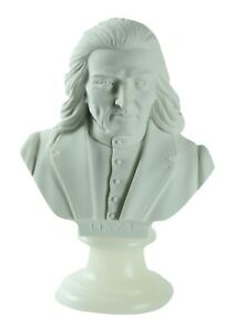 楽天hokushin【送料無料】キッチン用品・食器・調理器具・陶器　新しい本物のジャンネッリミディアムコンポーザーアラバスタースターバスト・オブ・リッツ・オブ・リッツ・イン・イタリアNEW Genuine A.Giannelli Medium Composer Alabaster Bust of Liszt M