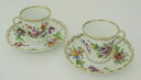 (2) RK RICHARD KLEMM - ANTIQUE DRESDEN FLORAL DEMITASSE CUPS &amp; SAUCERS 1002-556リチャード・クレムアンティークドレスデンフローラルデミタッセカップソーサー※注意※NYからの配送になりますので2週間前後お時間をいただきます。人気の商品は在庫が無い場合がございます。ご了承くださいませ。サイズの種類の商品は購入時の備考欄にご希望のサイズをご記載ください。　携帯メールでの登録ですと楽天からのメールが届かない場合がございます。