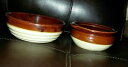 yzLb`piEHEE@[v[tvXȃNbNƃXg[EFAuE{ESTONEWARE BROWN BOWL WITH MAPLE LEAF USA PLUS SMALL CROCK