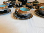 【送料無料】キッチン用品・食器・調理器具・陶器　コーヒーサービスヴァロリスコーヒーポットシュガーボウルカバーポットソーサーヴィンテージCoffee Service Vallauris Coffee Pot Sugar Bowl Cover Pot 6 Saucers Vintage