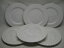 ̵ۥåʡĴƫեɥܡۥ磻ȥ륨åǥʡץ졼Sheffield Bone White USA (6) 10 1/4 Swirl Edge Dinner Plates VGUC