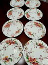 VINTAGE ROYAL DOULTON SHERBORNE DINNER PLATES SET OF 8 10 1/4 INCH PLATESヴィンテージロイヤル・ドルトン・シャーボーンディナープレートセットインチプレート※注意※NYからの配送になりますので2週間前後お時間をいただきます。人気の商品は在庫が無い場合がございます。ご了承くださいませ。サイズの種類の商品は購入時の備考欄にご希望のサイズをご記載ください。　携帯メールでの登録ですと楽天からのメールが届かない場合がございます。