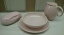 ̵ۥåʡĴƫơå饤ȥԥ󥯥Хդԥå㡼ڥܥץ졼Vintage Russel Wright Pink butter dish lidded pitcher and vegetable bowl plate