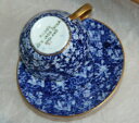 yzLb`piEHEE@CfBS~j`AJbv\[T[nhhObYSPODE INDIGO MINIATURE CUP &amp; SAUCER HAND PAINTED COLLECTIBLE