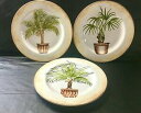 yzLb`piEHEE@AJ̃AgGgsJp[T_v[gC`߂~gRhSet of 3 American Atelier TROPICAL PALM 5185 Salad Plates 8 1/4 Near MINT Cond