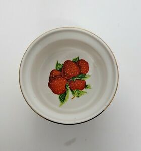 【送料無料】キッチン用品・食器・調理器具・陶器　ストロベリースフレベーキングディッシュゴールドト..