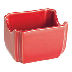 【送料無料】キッチン用品・食器・調理器具・陶器　ホーマーラフリンフィエスタスカーレットコンテンポラリー甘味料ホルダーHomer Laughlin FIESTA SCARLET (CONTEMPORARY) Sweetener Holder 4037112(3)