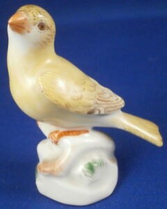 ̵ۥåʡĴƫޥ󼧴ߥ˥奢ʥꥢСɥե奢ݡ󥫥ʥꥨեե奢Meissen Porcelain Miniature Canary Bird Figurine Porzellan Kanarienvogel Figure